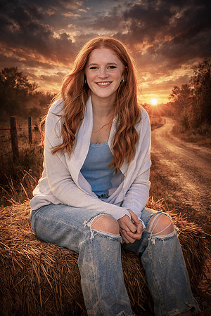 Lucy Sunset Pic